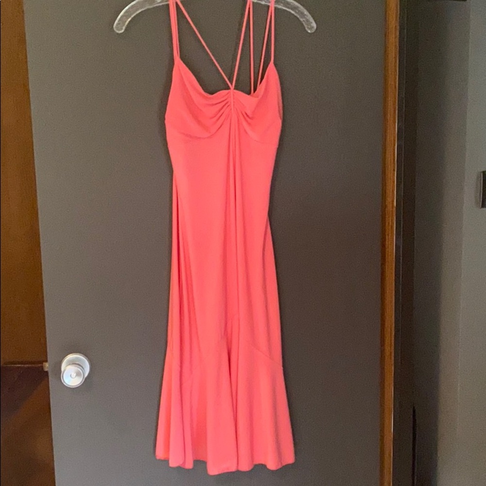 Bubblegum pink strapped dress